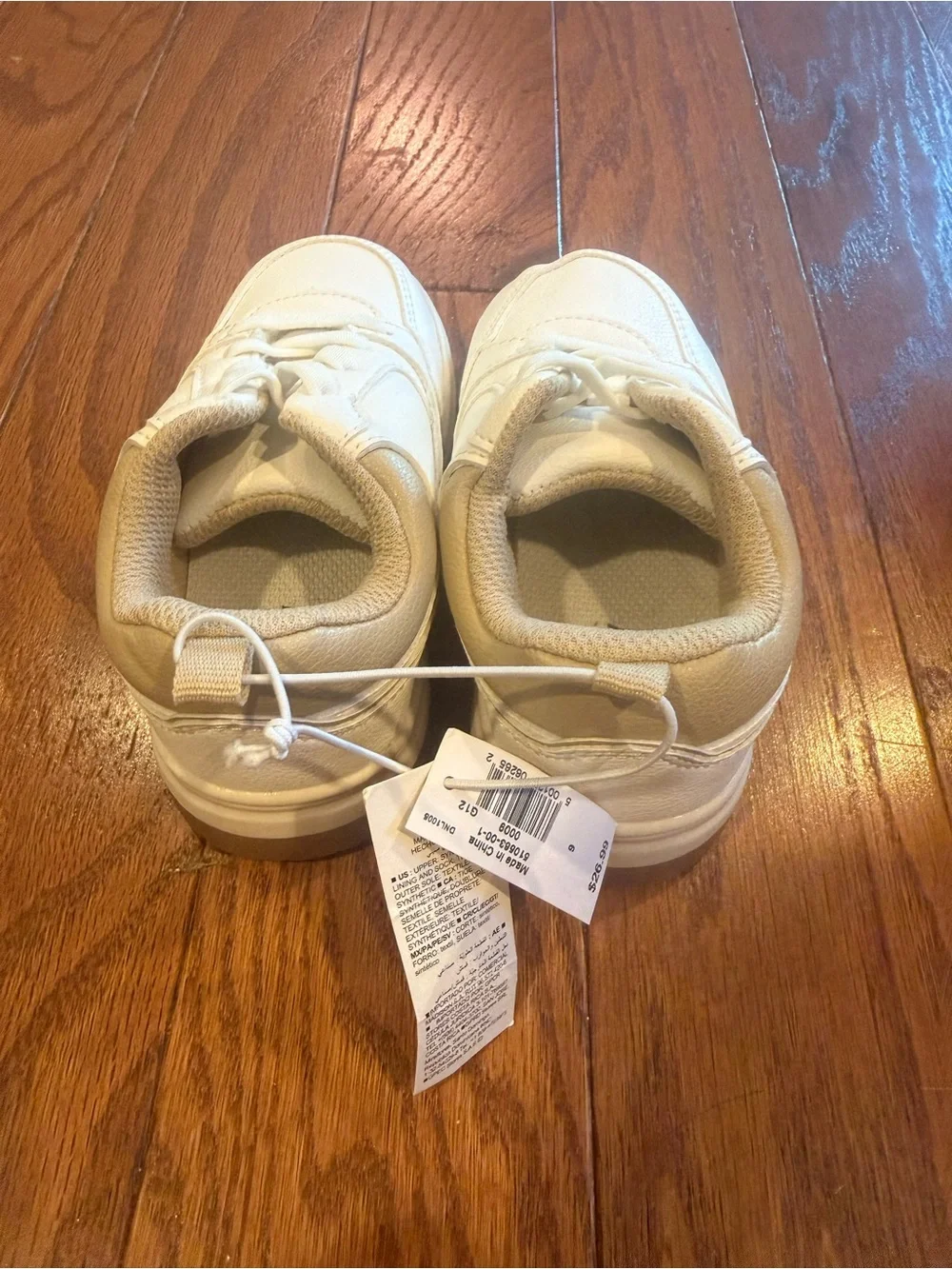 Old Navy White Kids Lace-Up Sneakers